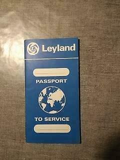 Mini Leyland +- 1976 blanco onderhoudsboekje, Envoi, Utilisé, Mini