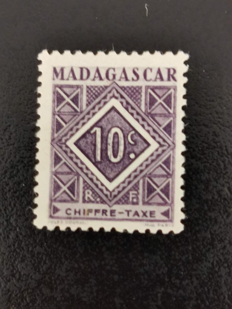 Madagascar 1947 - impôts, Enlèvement ou Envoi, Autres pays, Affranchi