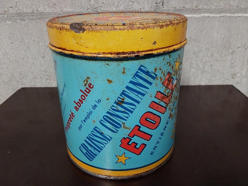 ancien pot graisse Étoile , vide, Enlèvement ou Envoi
