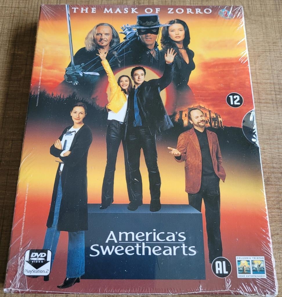 2-DVDBOX: The mask of Zorro + America's Sweethearts (nieuw!), À partir de 12 ans, Enlèvement ou Envoi, Neuf, dans son emballage