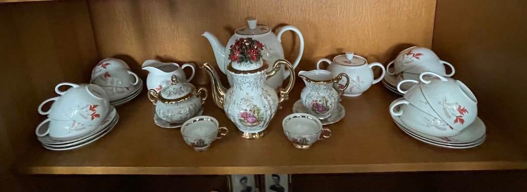 12-delig servies, Ophalen