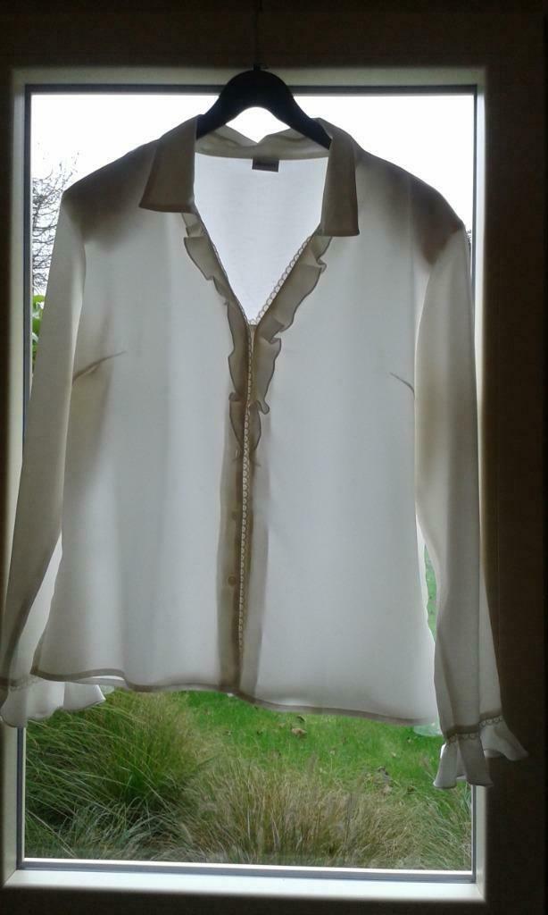 nouveau chemisier de soirée pour femme blanc de Damart taill, Neuf, Taille 38/40 (M), Enlèvement ou Envoi, Blanc