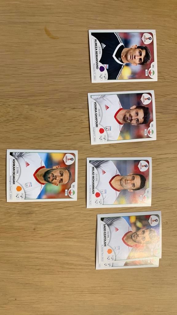 Panini stickers 2018 Iran, Hobby & Loisirs créatifs, Autocollants & Images, Comme neuf, Autocollant, Enlèvement ou Envoi