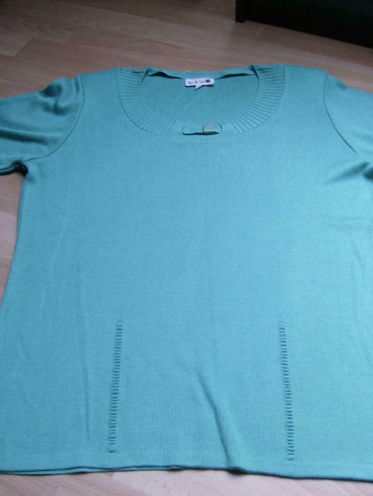 t-shirt groen merk mer du sud - maat 6 = xl als nieuw, Kleding | Dames, Maat 46/48 (XL) of groter, Ophalen of Verzenden, Zo goed als nieuw