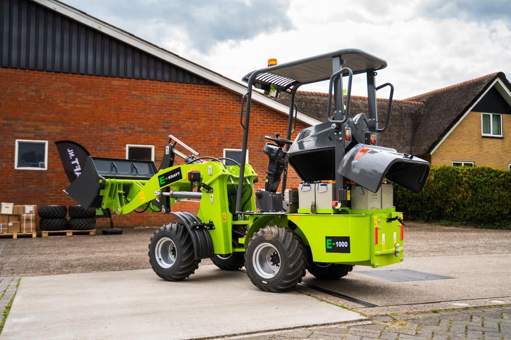 E-kraft E1000 shovel 100% elektrisch, Ophalen, Wiellader of Shovel