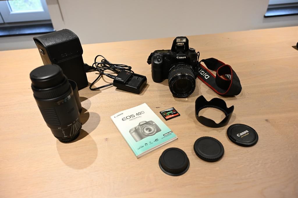 Canon EOS 40D + lens 17-85mm + lens 75-300mm, Ophalen, Gebruikt, Spiegelreflex, Canon