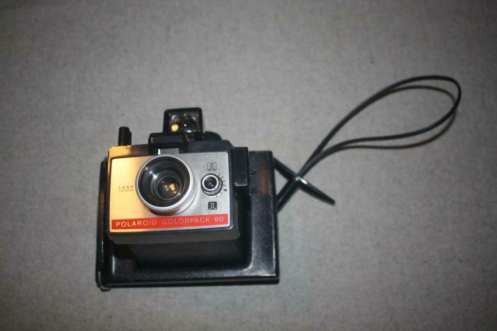 VINTAGE FOTOTOESTEL POLAROÏD COLORPACK 80 + DOOS + BOEKJE, Audio, Tv en Foto, Ophalen of Verzenden, Gebruikt, Polaroid