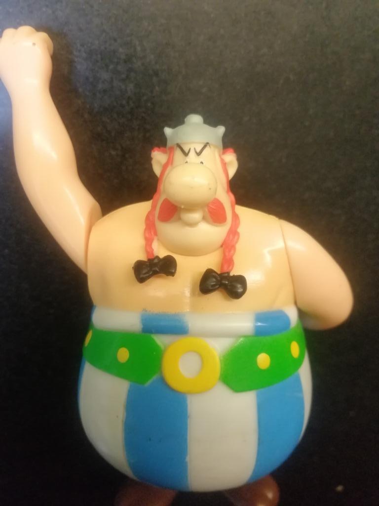 Figurine OBELIX bras mobile à remonter Quick 2014, Enlèvement ou Envoi, Utilisé
