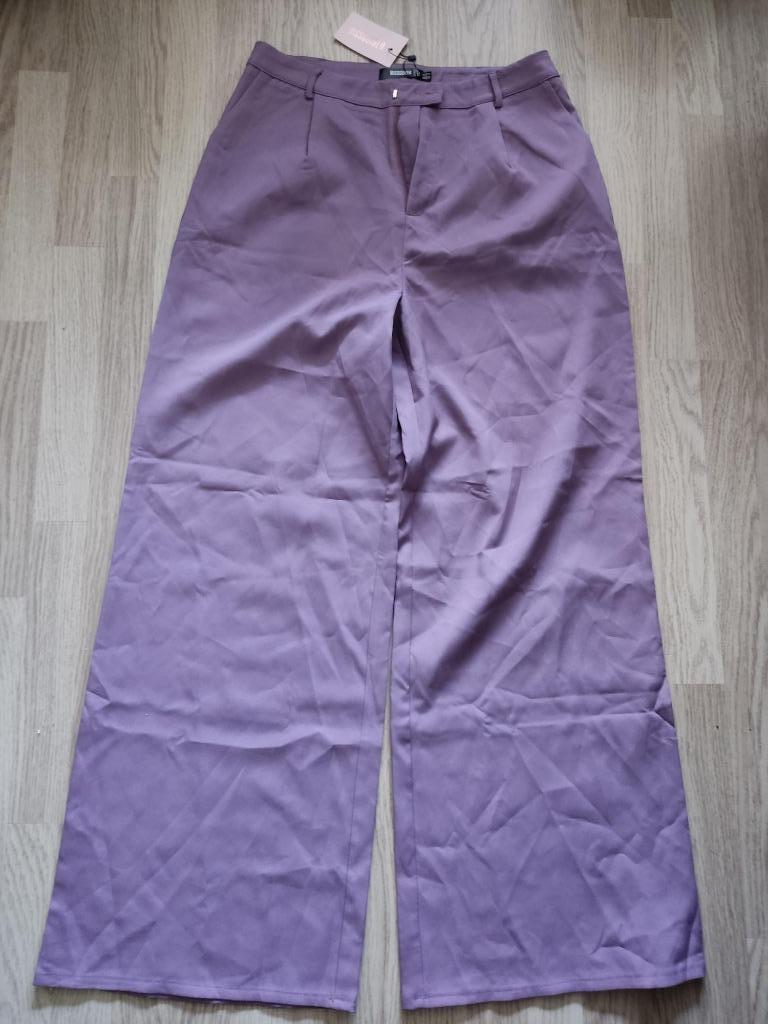 Broek, Kleding | Dames, Ophalen, Paars, Maat 42/44 (L), Nieuw