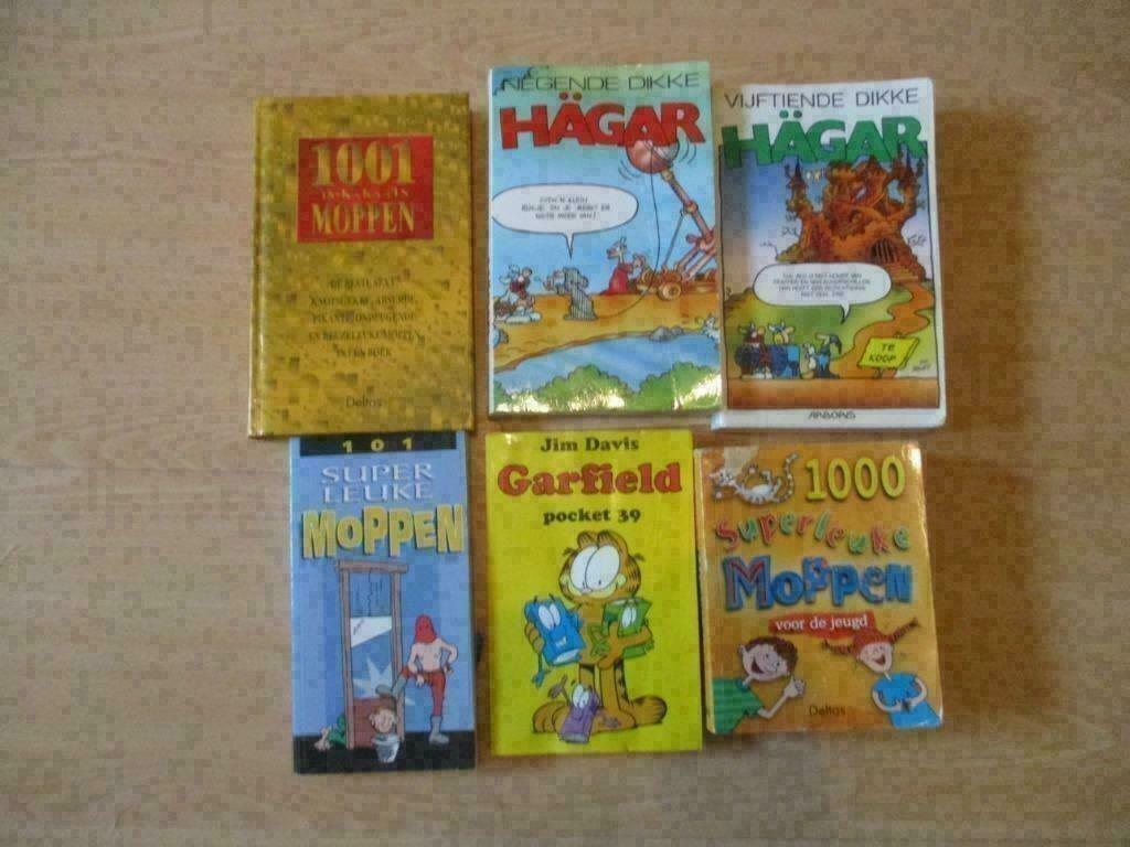 6 Leuke Humor Boeken met grappen en moppen, Ophalen of Verzenden, Zo goed als nieuw, Moppen