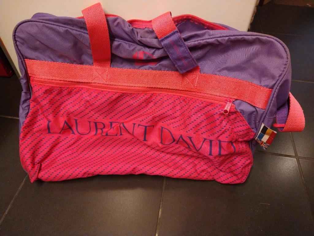 Jaren '90 tas Laurent David neon, Handtassen en Accessoires, Ophalen, Gebruikt
