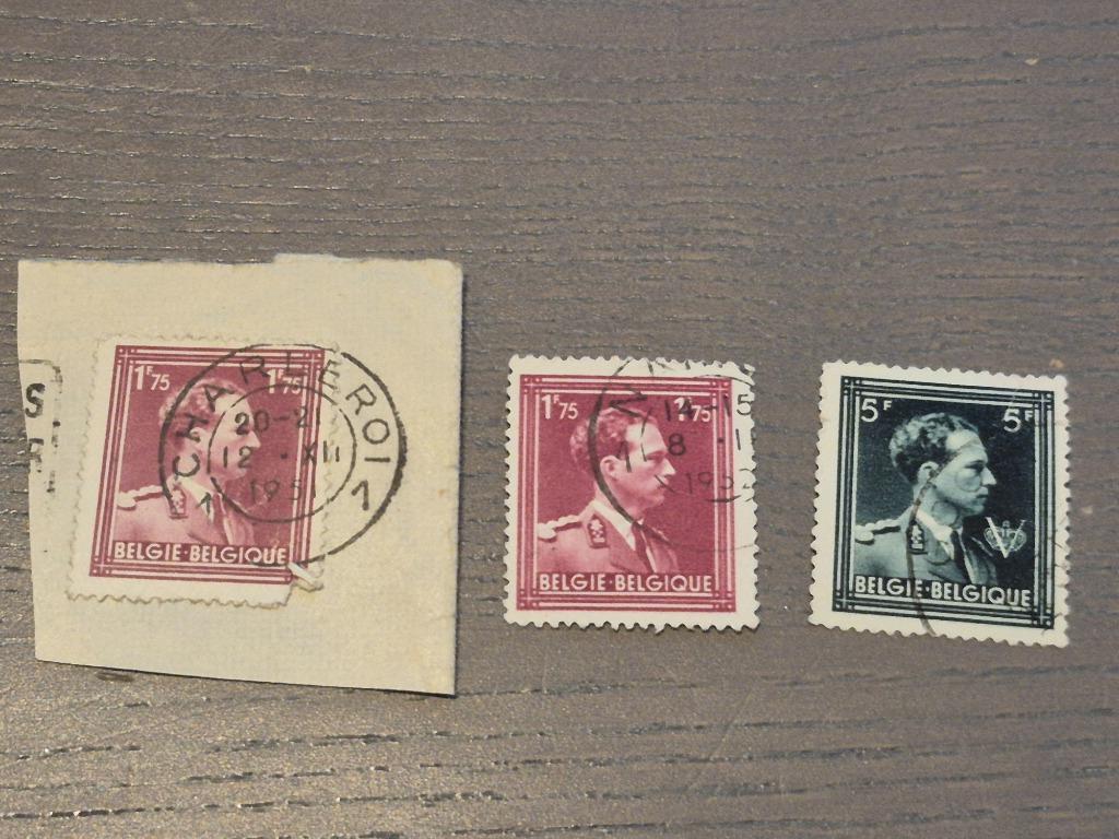 Timbres de Belgique Léopold III, Timbres & Monnaies, Enlèvement ou Envoi