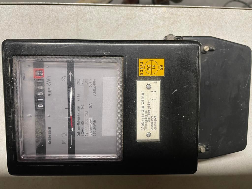 "Terugdraai" Teller - Electriciteitsmeter, Enlèvement ou Envoi, Comme neuf, Électricité