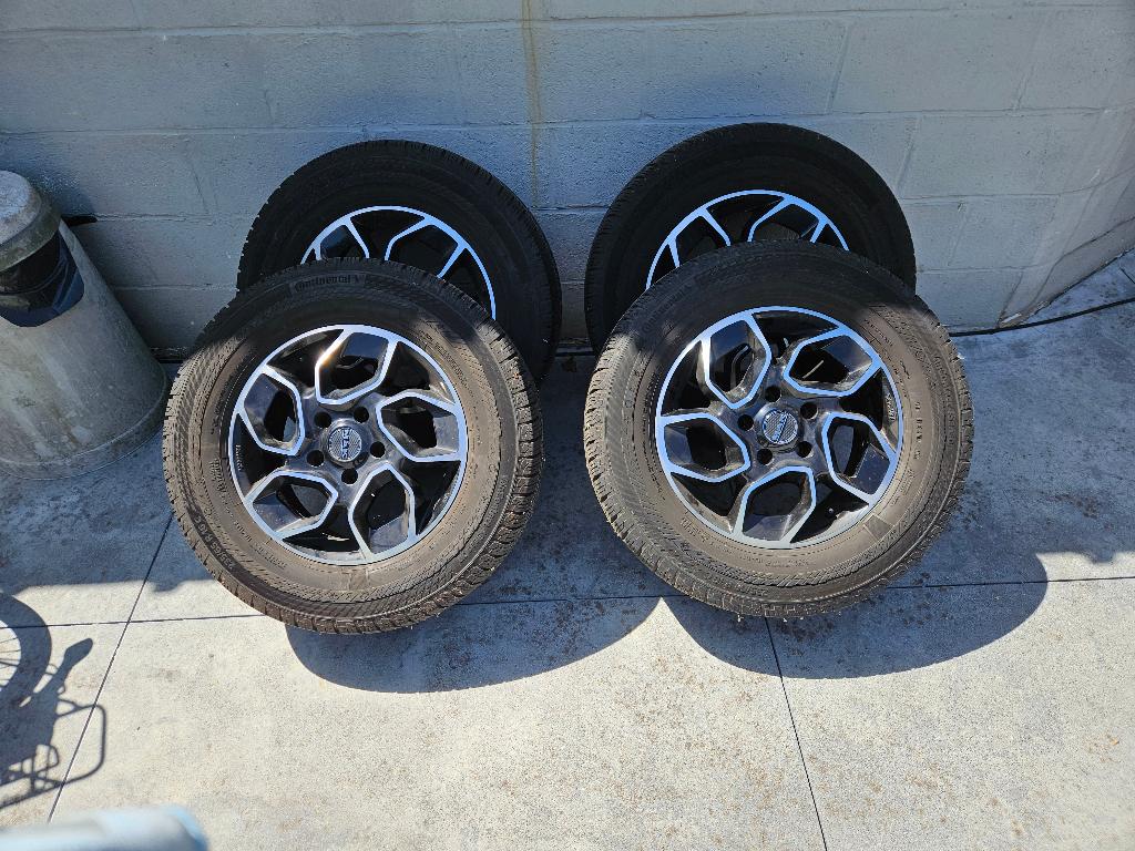 mak 16" velgen met Continental all seasons, Auto-onderdelen, Banden en Velgen, Banden en Velgen, All Season, 16 inch, 235 mm, Bestelwagen
