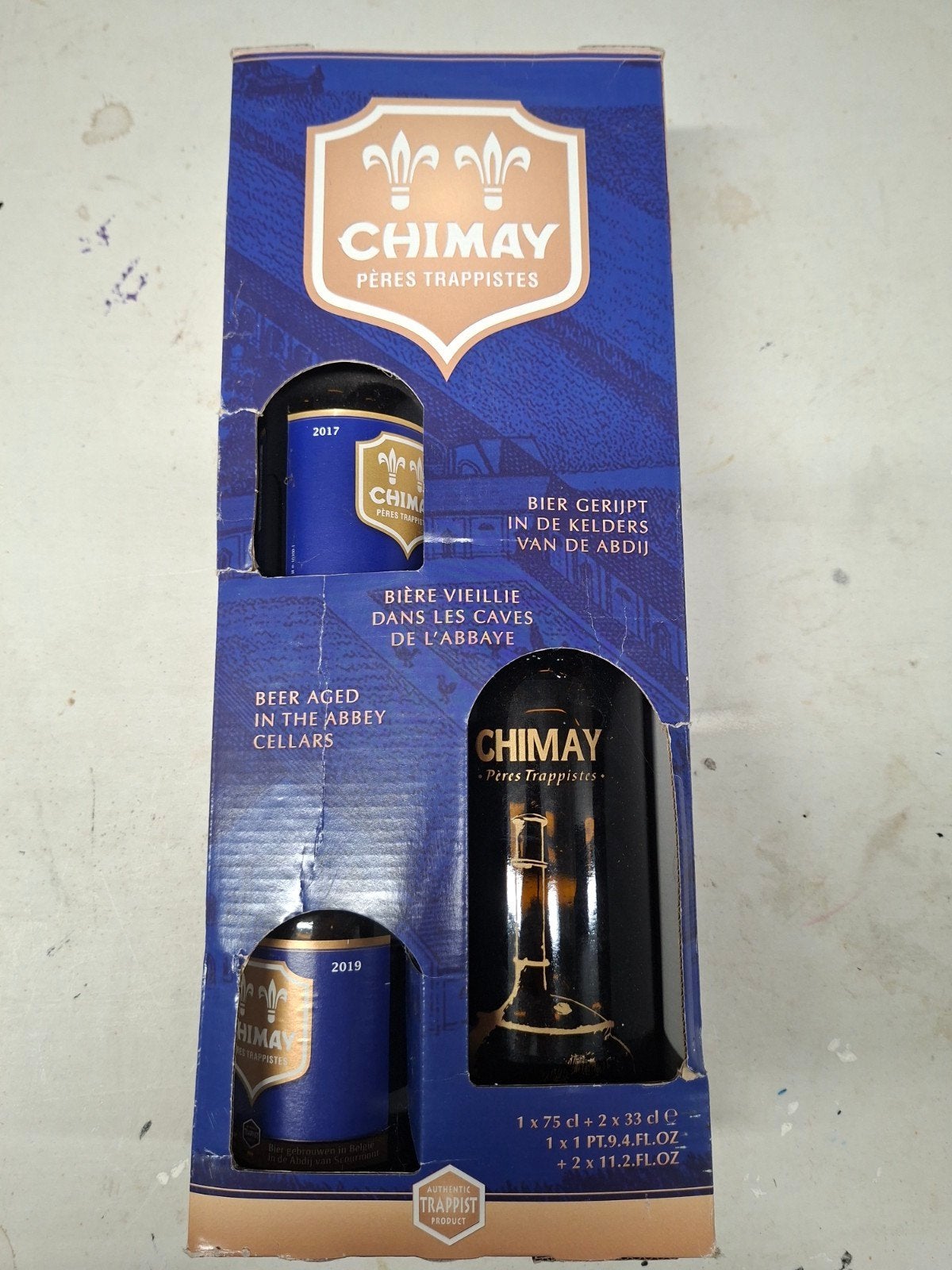COFFRET CHIMAY BLEU (2017-2018-2019)., Collections, Enlèvement ou Envoi, Bouteille(s)