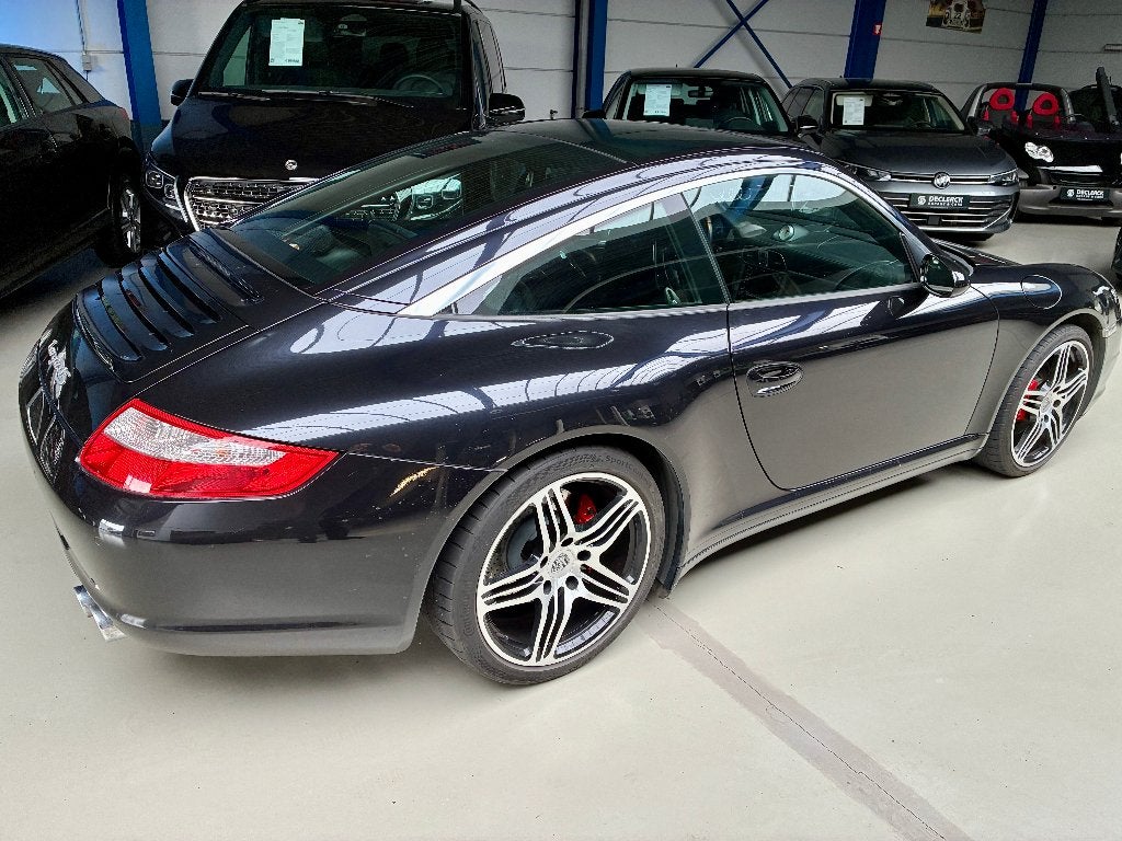 Porsche Targa 4S, Auto's, https://public.car-pass.be/vhr/b183f8ed-6006-431f-9401-e7d64cac0dde, Zwart, Zwart, Leder
