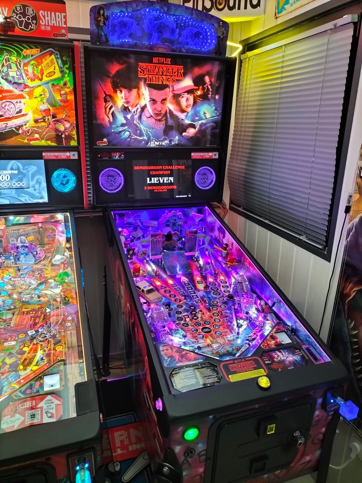 flipper stern stranger things pro, Comme neuf, Enlèvement, Électronique, Flipper (jeu)