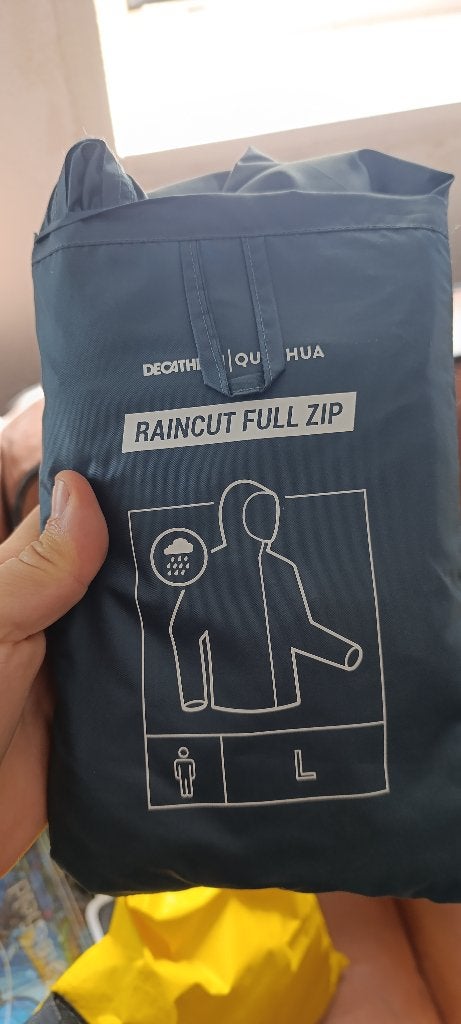 Decathlon regenjas met volledige ritssluiting L, Ophalen of Verzenden