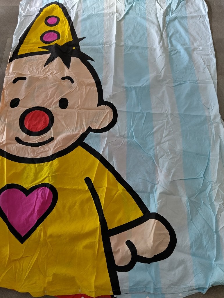 Bumba dekbedovertrek katoen eenpersoonsbed, Kinderen en Baby's, Ophalen, Overige merken, Instopstrook, Zo goed als nieuw