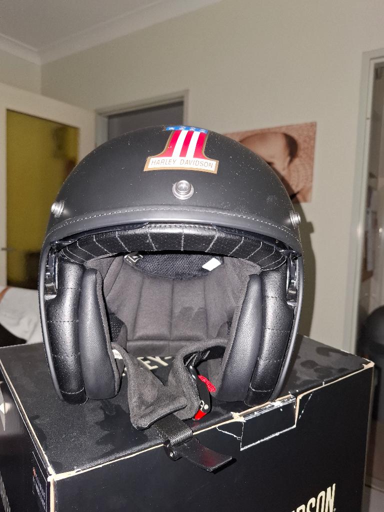 helm harley davidson driekwarthelm, Motoren, Kleding | Motorhelmen, M, Overige typen, Nieuw zonder kaartje, Dames
