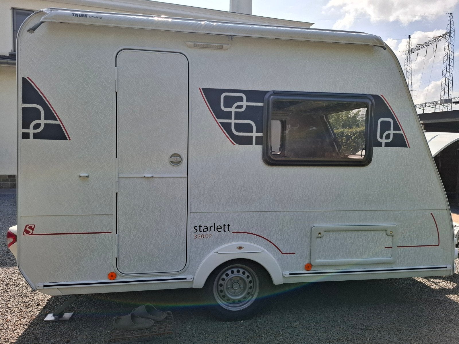 Sterckeman Starlett 330 CP (2018), Caravans en Kamperen, Sterckeman, Dwarsbed, Particulier, Koelkast