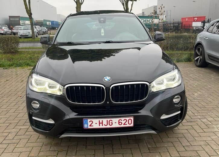 𝗕𝗠𝗪 𝗫𝟲 𝗫𝗗𝗥𝗜𝗩𝗘𝟯𝟬𝗱 𝟯.𝟬 𝗗𝗜𝗘𝗦𝗘𝗟, Auto's, Automaat, Dealer onderhouden, 2993 cc, Zwart
