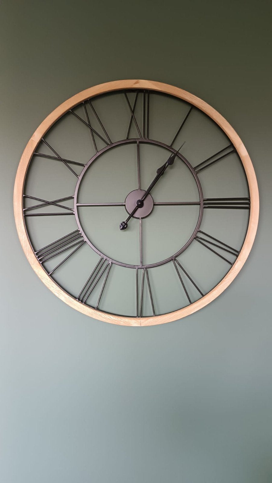 Trendy grote klok 75 cm Eyecatcher voor elk interieur, Ophalen