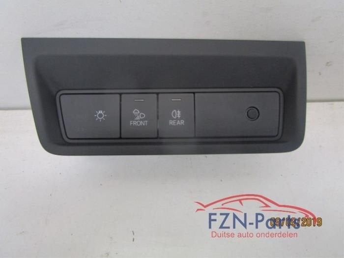 VW Touareg III Dashboard Lichtschakelaar (761858210), Ophalen of Verzenden, Gebruikt