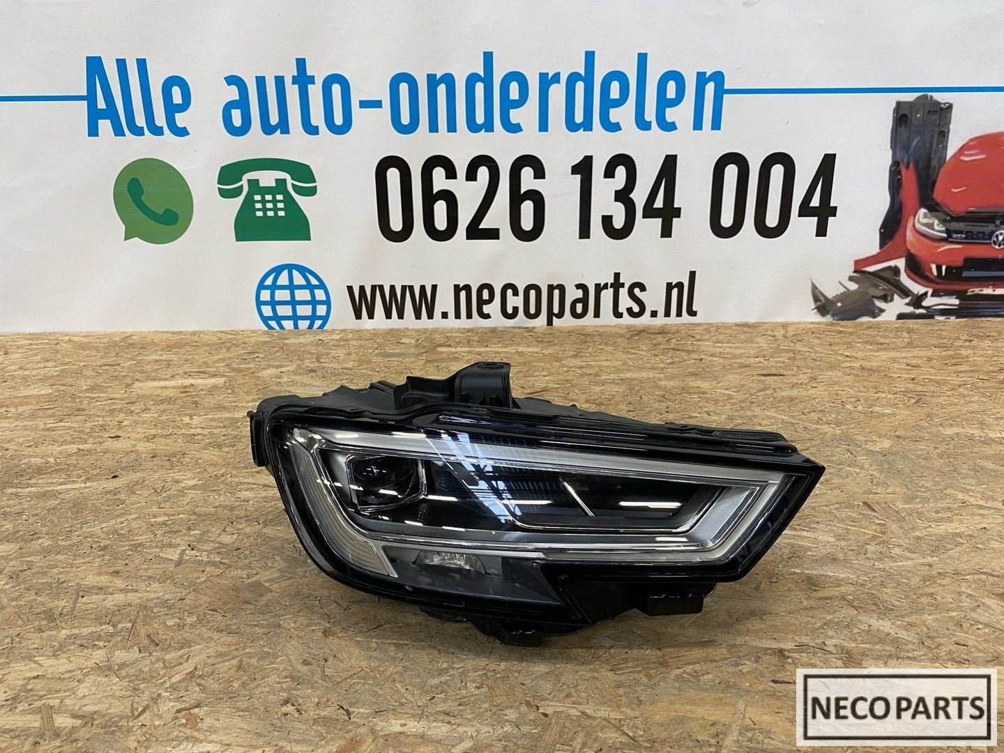 Audi A3 8V S3 RS3 facelift vol led koplamp rechts 8V0941034C, Gebruikt, -, -, -