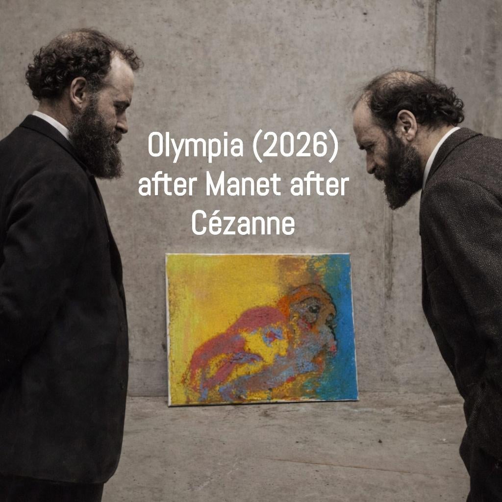 Olympia à Manet à Cézanne (2026) — Tom De Vrieze, Enlèvement