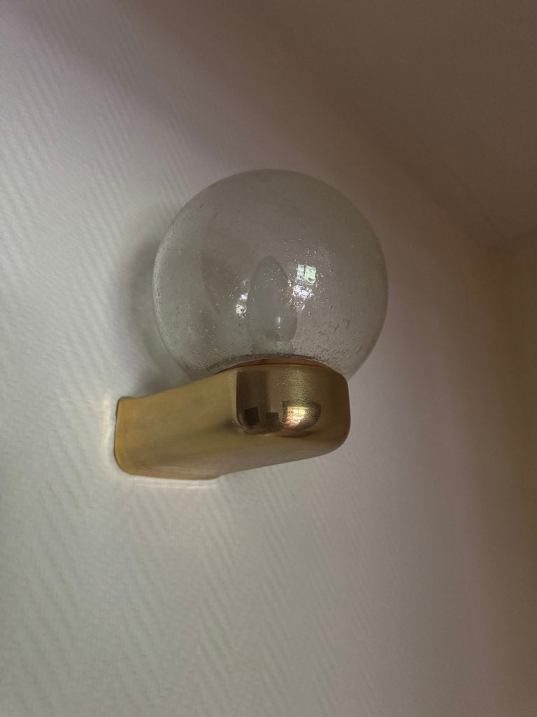 Lampe murale vintage, Maison & Meubles, Lampes | Appliques, Applique murale, Verre, Enlèvement, Utilisé