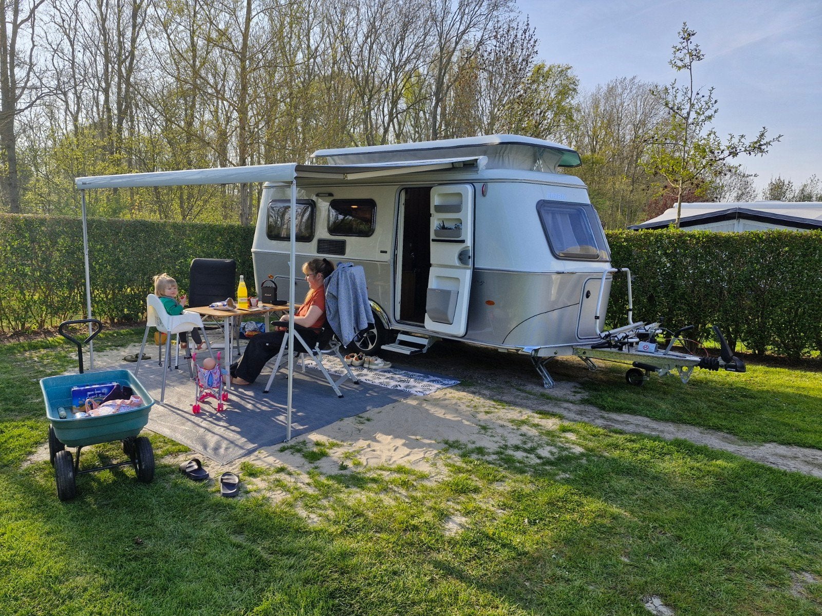 Eriba touring 530, Dwarsbed, Particulier, 4 tot 5 meter, Eriba