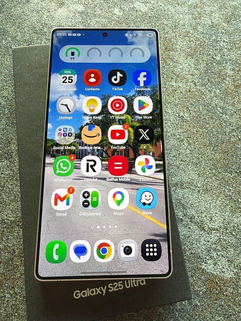 Galaxy S25 Ultra 512GB Zilverblauw, Telecommunicatie, Blauw, Zo goed als nieuw, Zonder simlock, Android OS