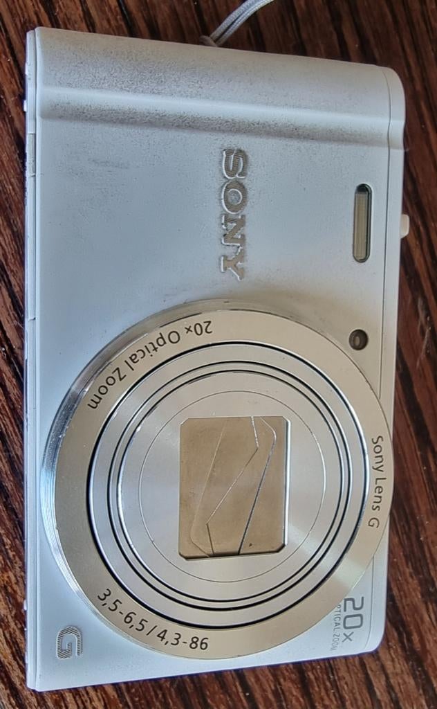 SONY Cyber-Shot DSC-WX350 Camera - Wit, Audio, Tv en Foto, Ophalen, Compact, Sony