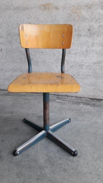 Vintage kinder stoel / schoolstoel, Enlèvement, Utilisé, Autres types