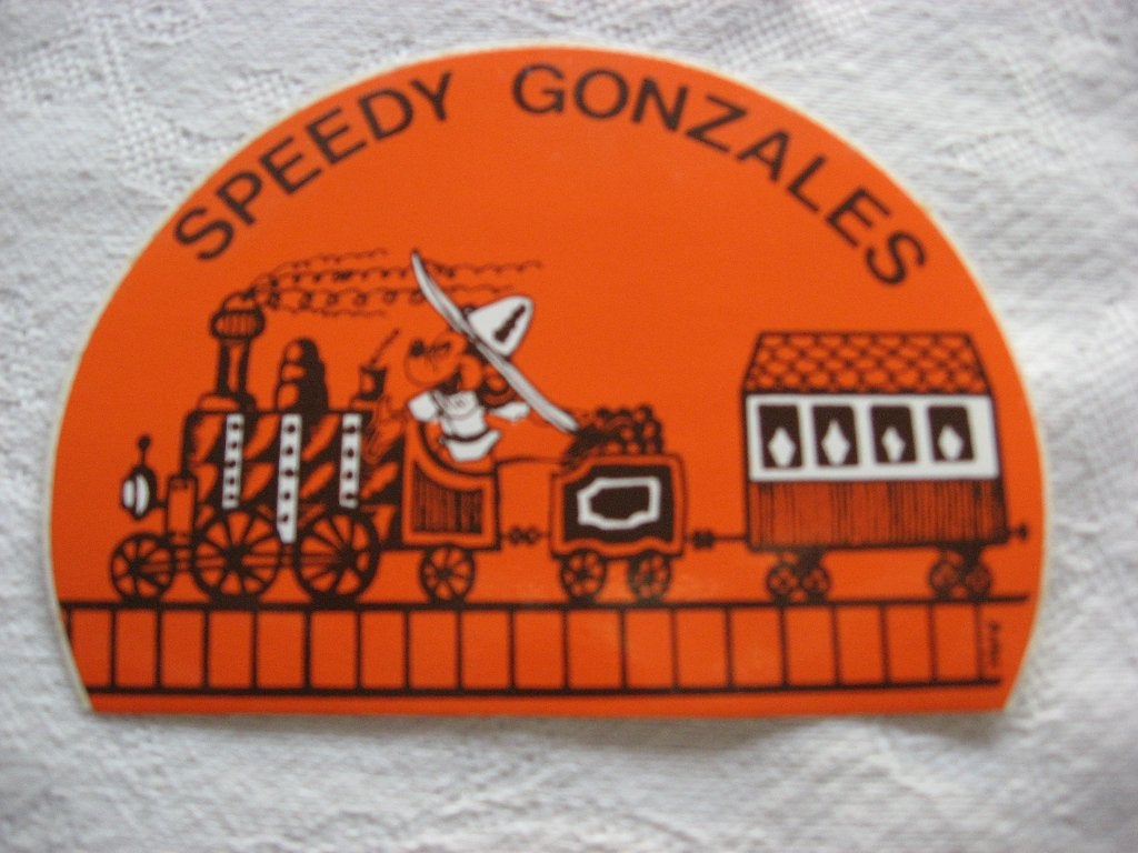 Sticker Speedy Gonzales 10 x 7,5 cm, Ophalen of Verzenden, Nieuw, Overige typen