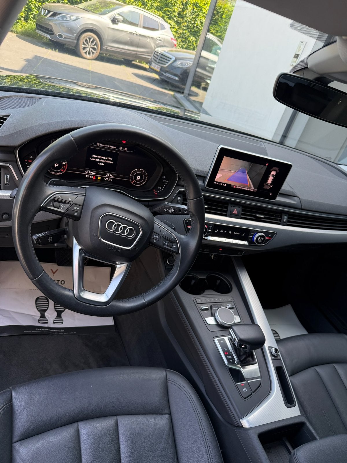 Audi A4 Avant TFSI S tronic • Full Option • 61dkm 1 jaar gar, Auto's, Audi, 4 cilinders, A4, Zwart, Leder
