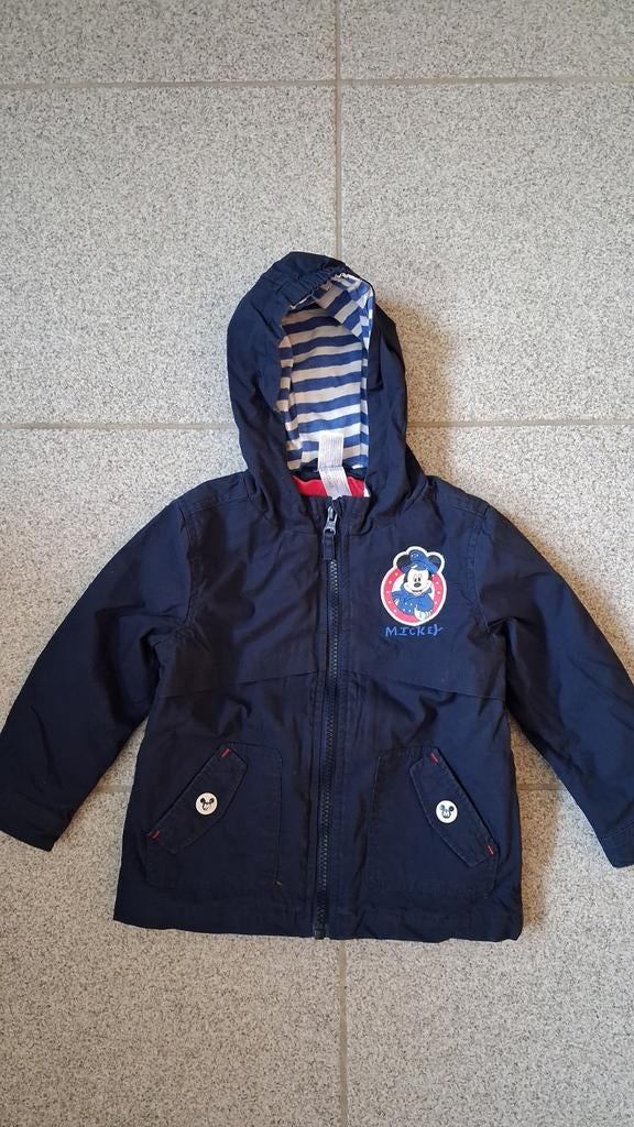 Jas Mickey Disney C&A maat 86, Kinderen en Baby's, Babykleding | Maat 86, C&A, Ophalen of Verzenden, Zo goed als nieuw, Jasje