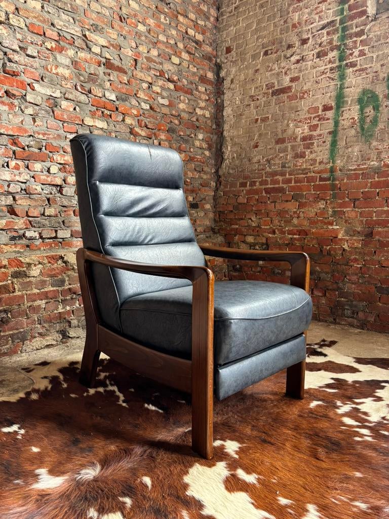 Vintage design fauteuil/eenpersoonszetel, Huis en Inrichting, Ophalen, Vintage, Nieuw, 50 tot 75 cm