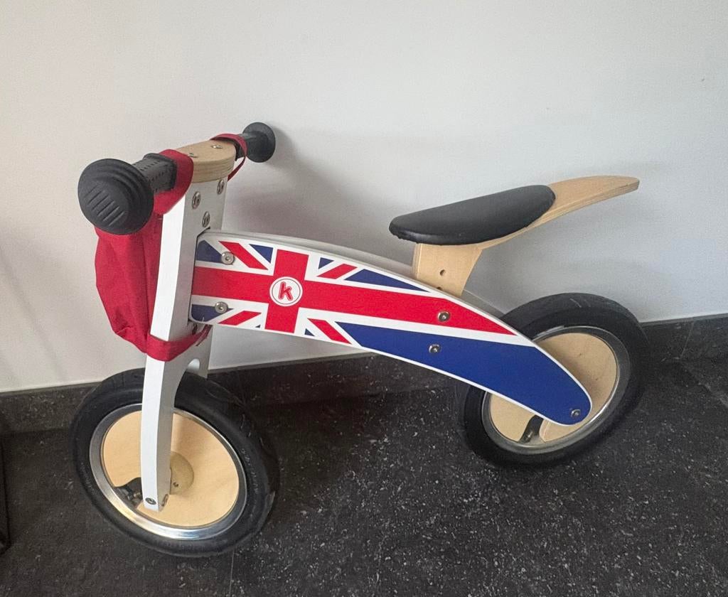 Scratch houten loopfiets, Kinderen en Baby's, Ophalen, Zo goed als nieuw, Loopfiets