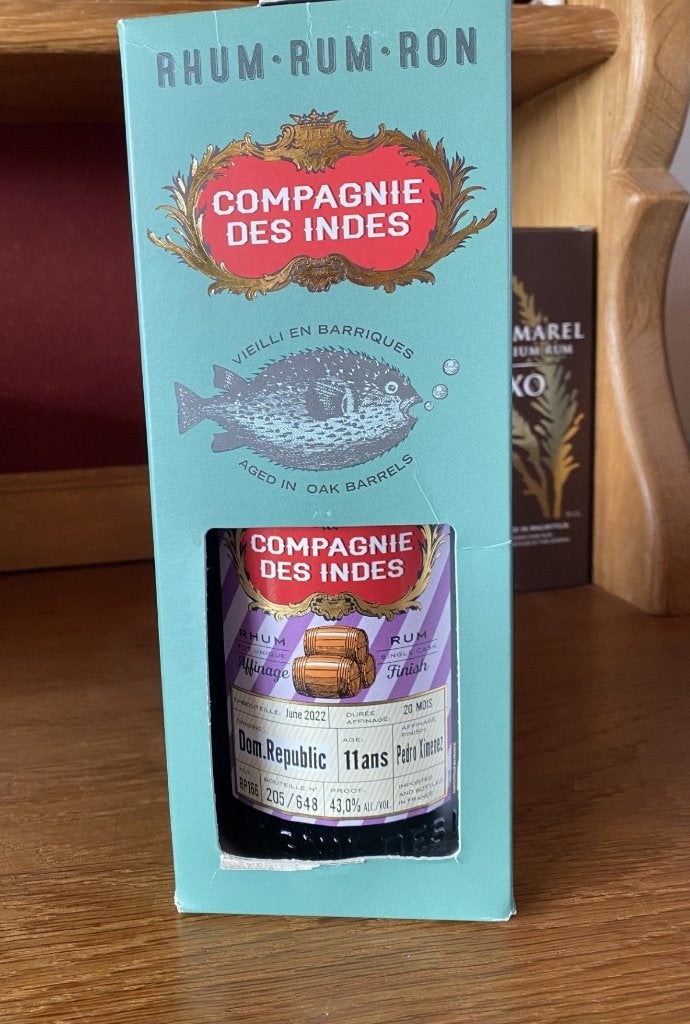 Rhum La Compagnie Des Indes Repub. Dom. 11Y Pedro Ximenez, Collections, Neuf, Autres régions, Enlèvement ou Envoi, Pleine