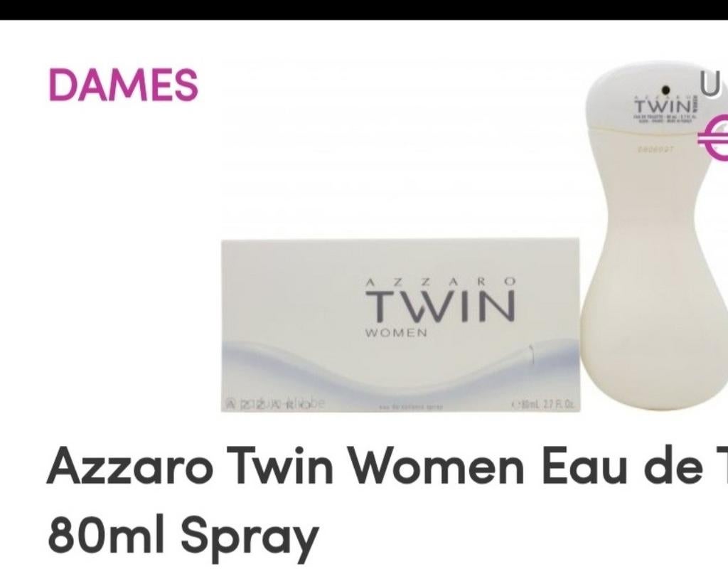 Azzaro twin women 2xflesjes 80ml, Enlèvement
