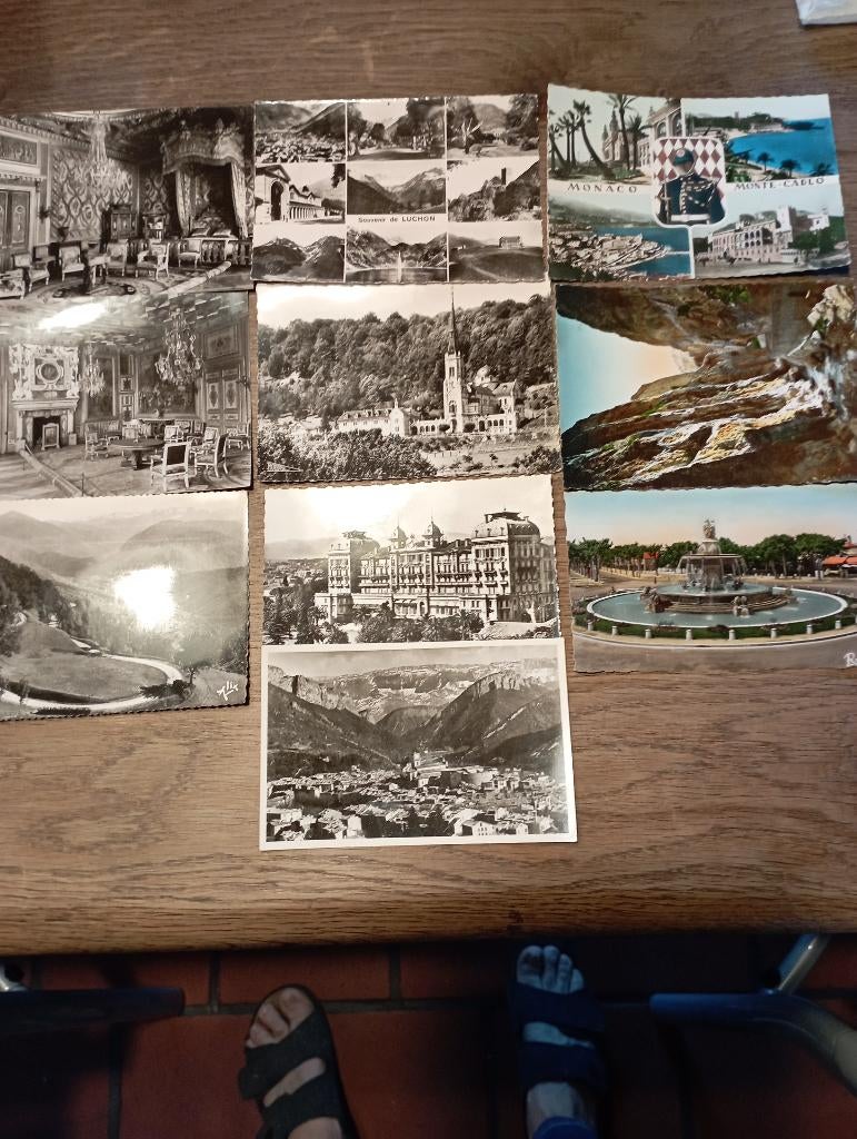 Cartes postales de différents endroits de France, Collections, Envoi, Non affranchie, France