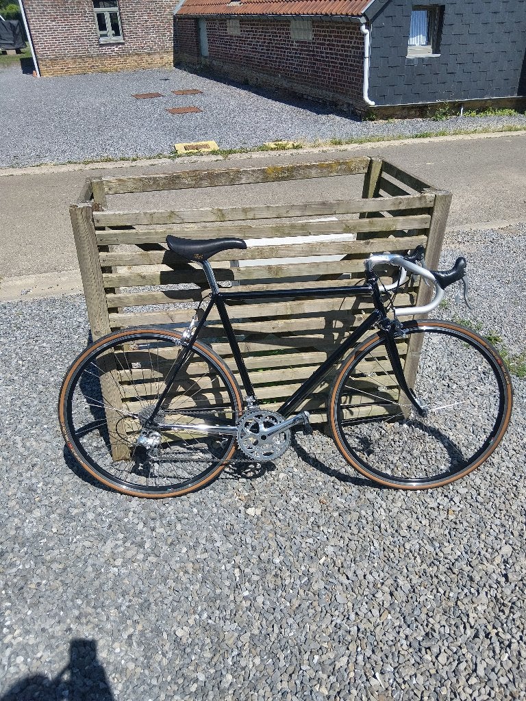 Vélo course vintage acier taille 54-55 totalement restauré, Autres marques, Frein sur jante, Enlèvement, 53 à 57 cm