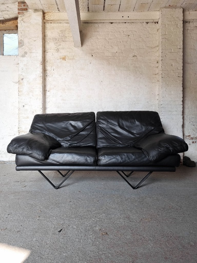 Durlet Cornelius Leather Design Sofa, Maison & Meubles, 75 à 100 cm, Enlèvement, Utilisé, Deux personnes