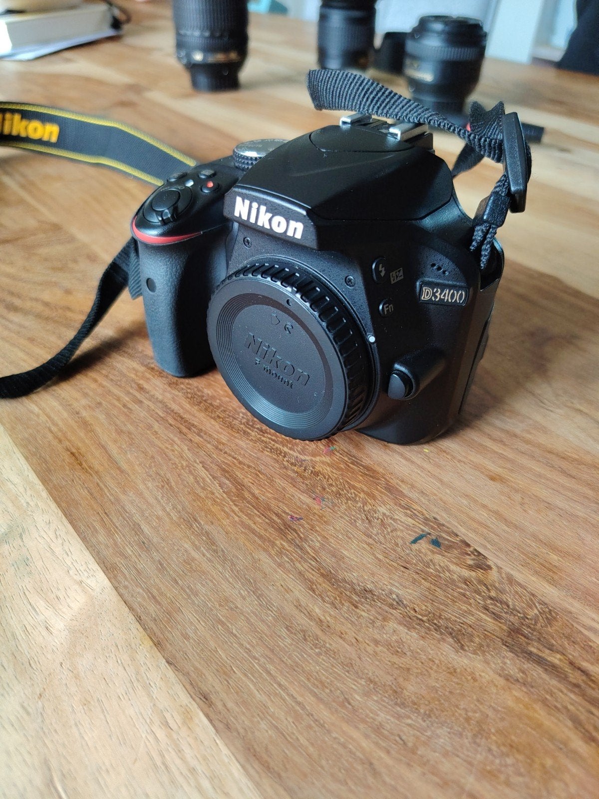 Nikon D3400 met of zonder lens, Audio, Tv en Foto, Ophalen, Zo goed als nieuw, Spiegelreflex, Nikon