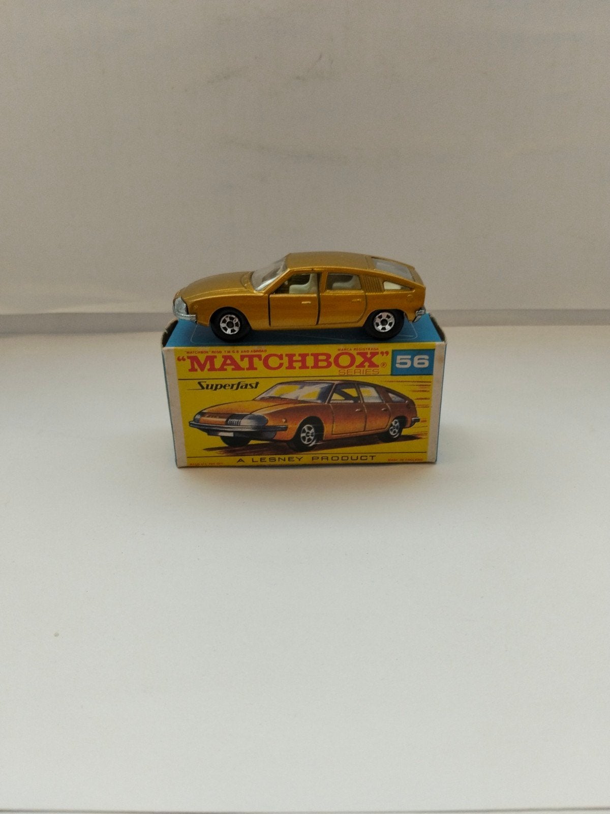 Boîte d'allumettes SUPERFAST n 56 BMC Pininfarina & F-box., Envoi, Matchbox