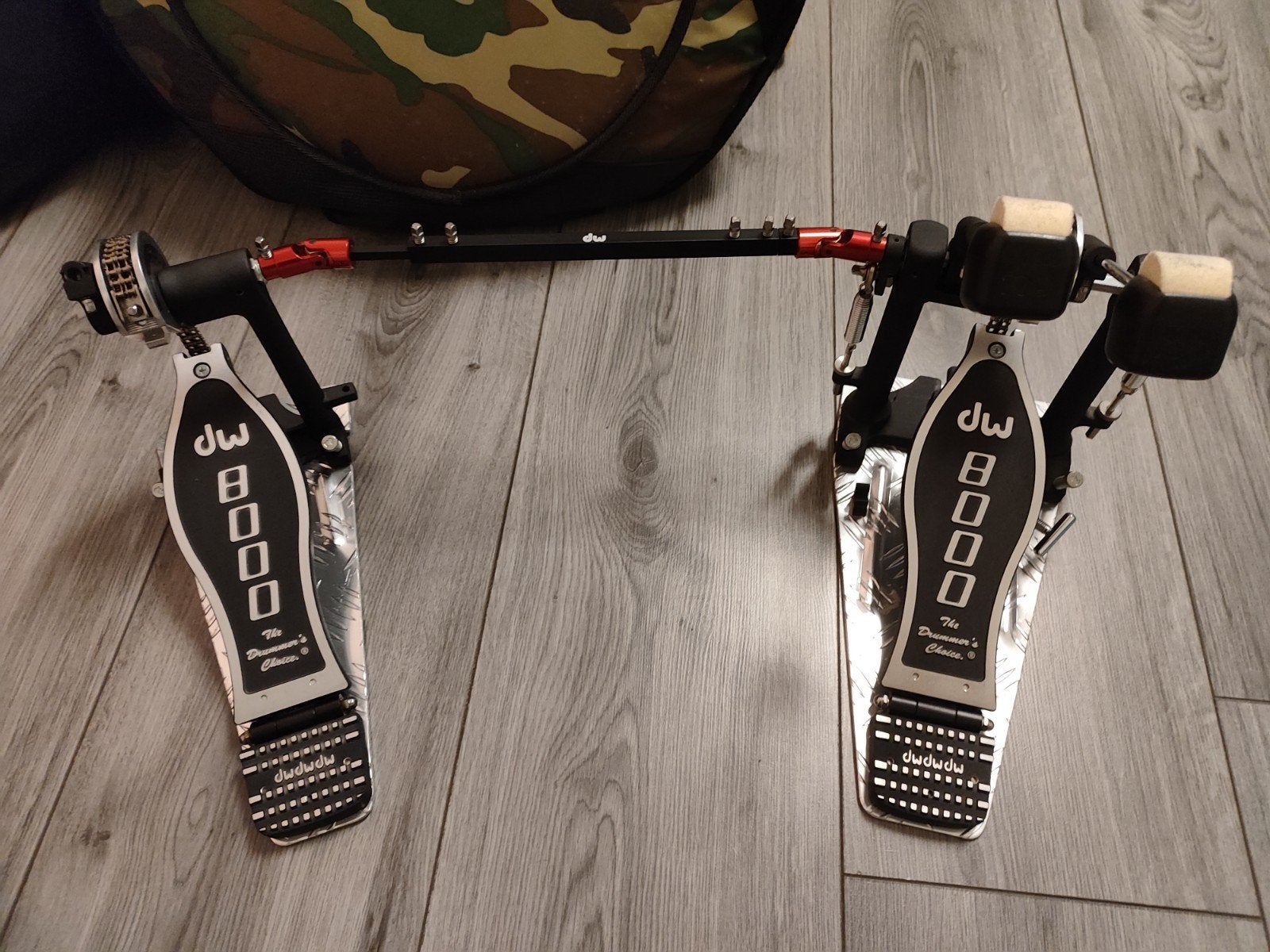 Dubbel baspedaal DW8002, Muziek en Instrumenten, Ophalen, Gebruikt