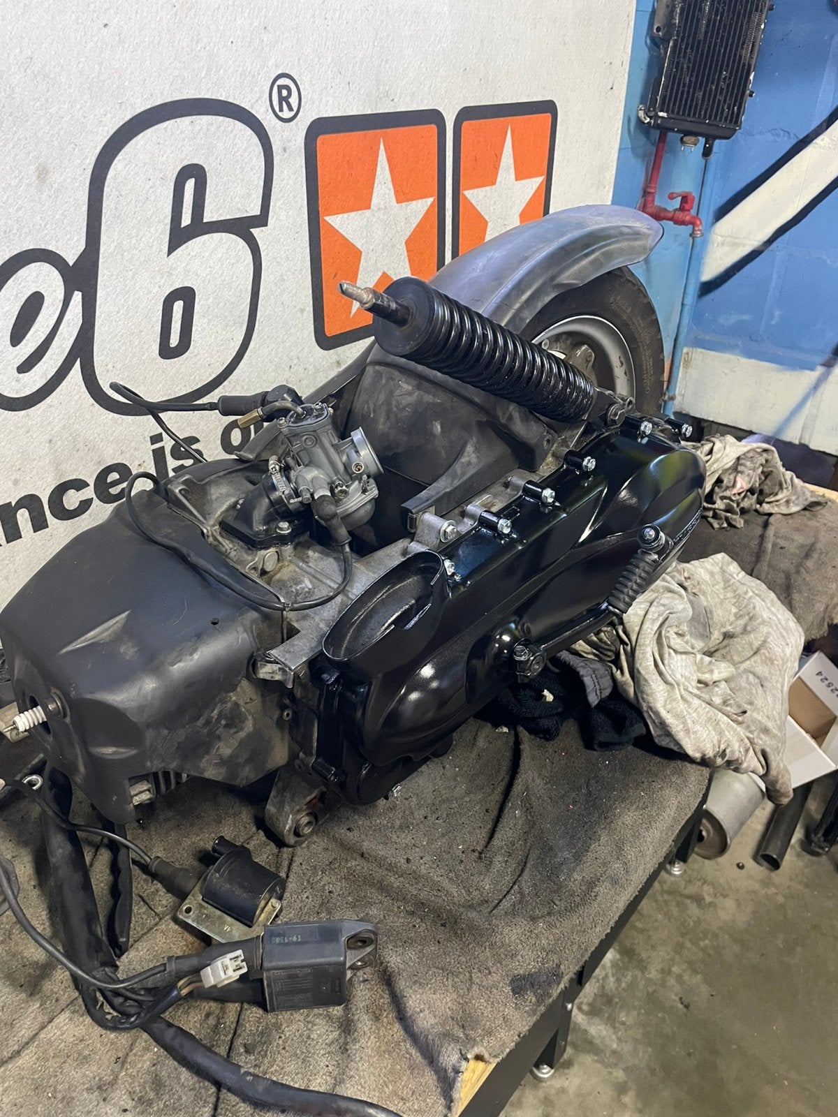 Skipper ac 125cc blok, Enlèvement