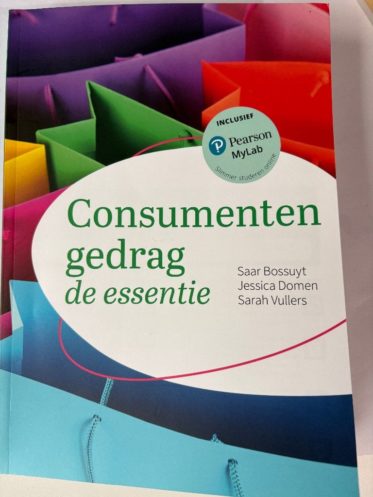 Consumentengedrag de essentie - Sara Bossuyt, Enlèvement, Comme neuf